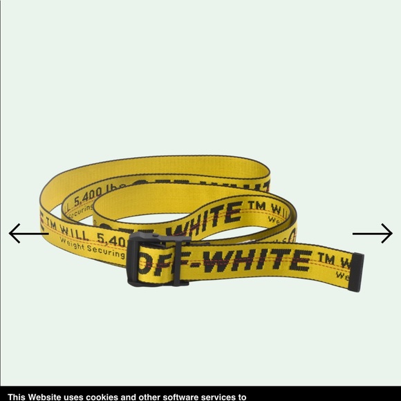 Off-White Accessories - OFF-WHITE BELT STILL IN PACKAGING